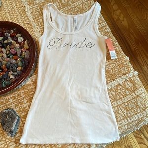 NEW Bride ribbed tank